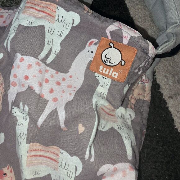 Tula Alpaca Coral Gray Ergonomic Adjustable Baby Toddler Wearing Travel Carrier main image 5